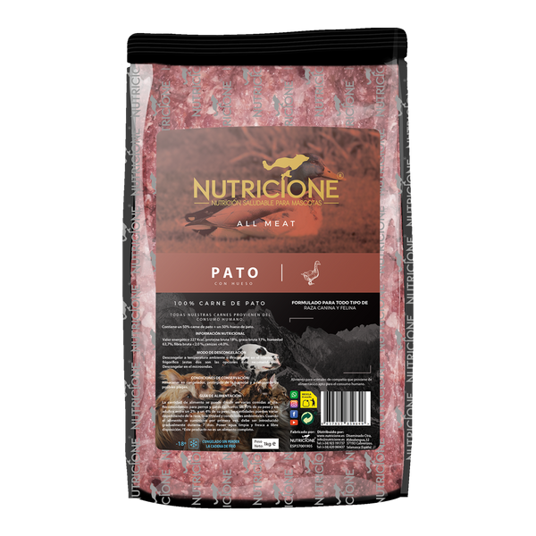 All Meat Barf Pato 1Kg | Todo Carne Pato 1Kg