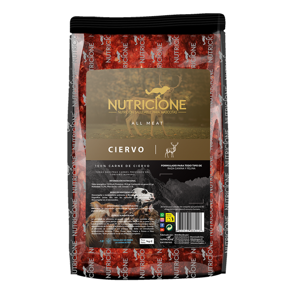 All Meat Barf Ciervo 1Kg | Todo Carne Ciervo 1Kg