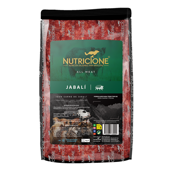 All Meat Barf Jabalí 1Kg | Todo Carne Jabalí 1Kg