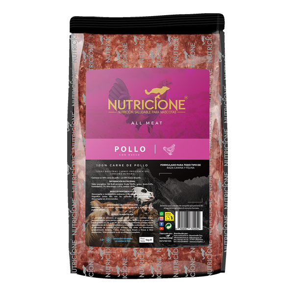 All Meat Barf Pollo 1Kg | Todo Carne Pollo 1Kg