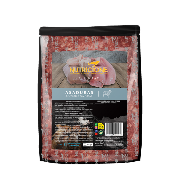 Asaduras de Cordero 500gr | All meat | BARF