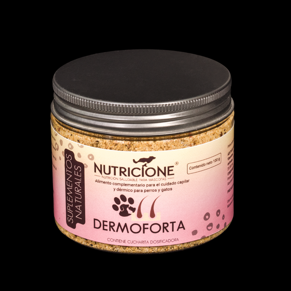 DERMOFORTA | Suplemento dermoprotector natural para perros y gatos 100 gr