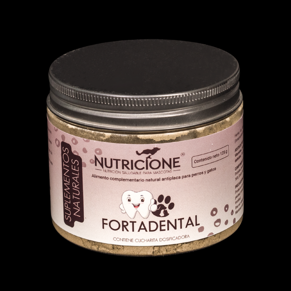 FORTADENTAL | Suplemento Cuidado bucodental natural para perros y gatos 125 g