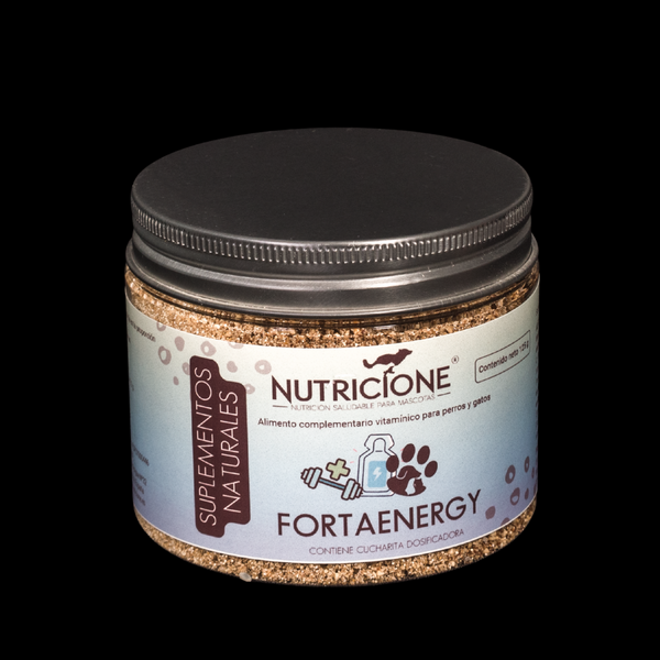FORTAENERGY | Suplemento multivitamínico natural para perros y gatos 125gr