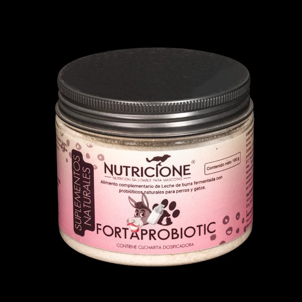 FORTAPROBIOTIC | Suplemento probiótico natural para perros y gatos 100gr