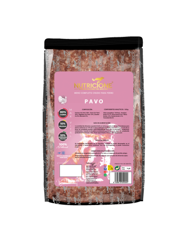 Menú-perro-PAVO-1kg