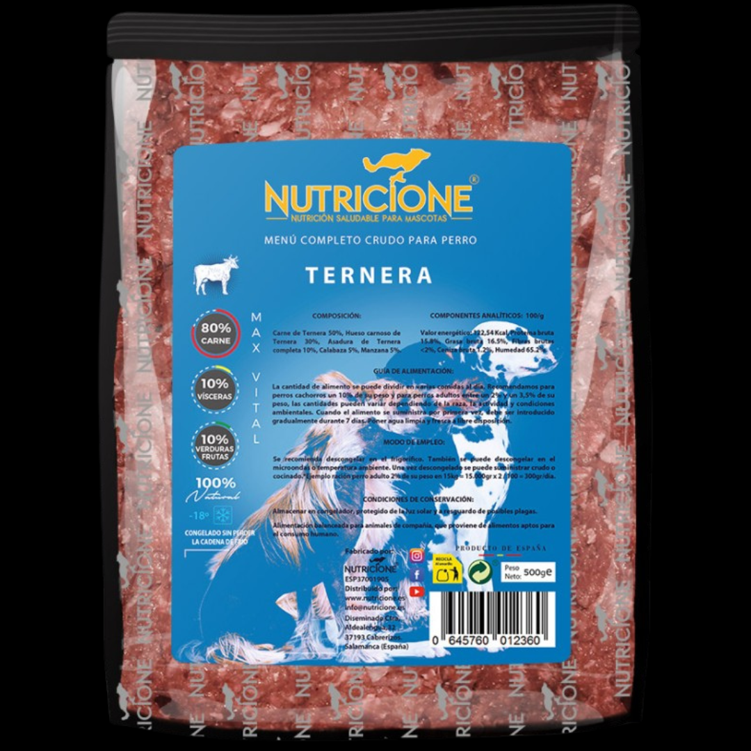 Original Barf | Menú Completo Ternera Monoproteico
