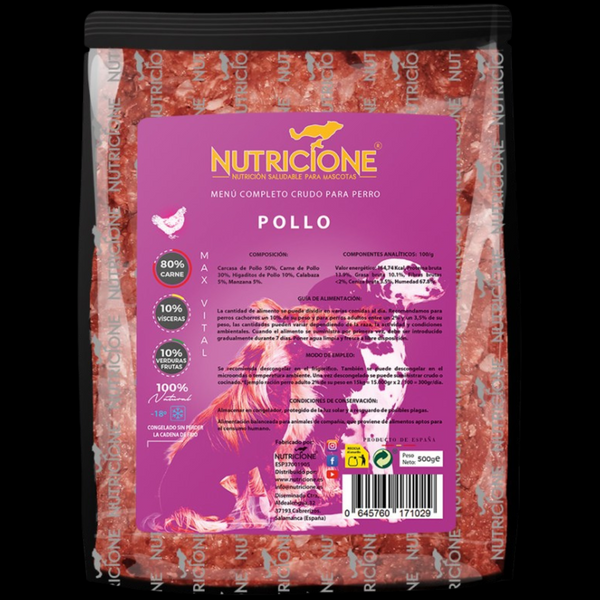 Original Barf | Menú Completo Pollo Monoproteico