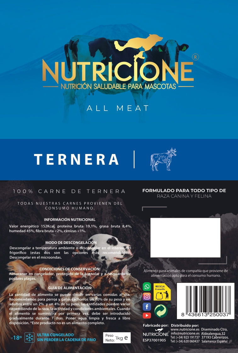 All Meat Ternera 1Kg | Todo Carne Ternera 1Kg