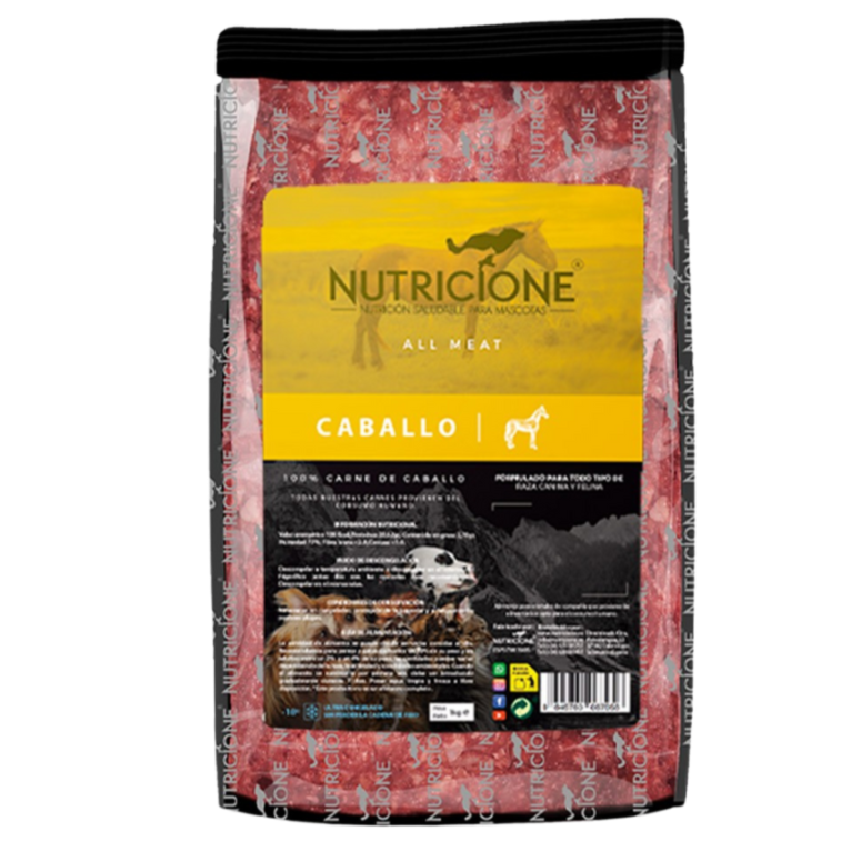 All Meat Barf Caballo 1Kg | Todo Carne Caballo 1Kg