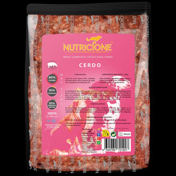 Original Barf | Menú Completo Cerdo Monoproteico