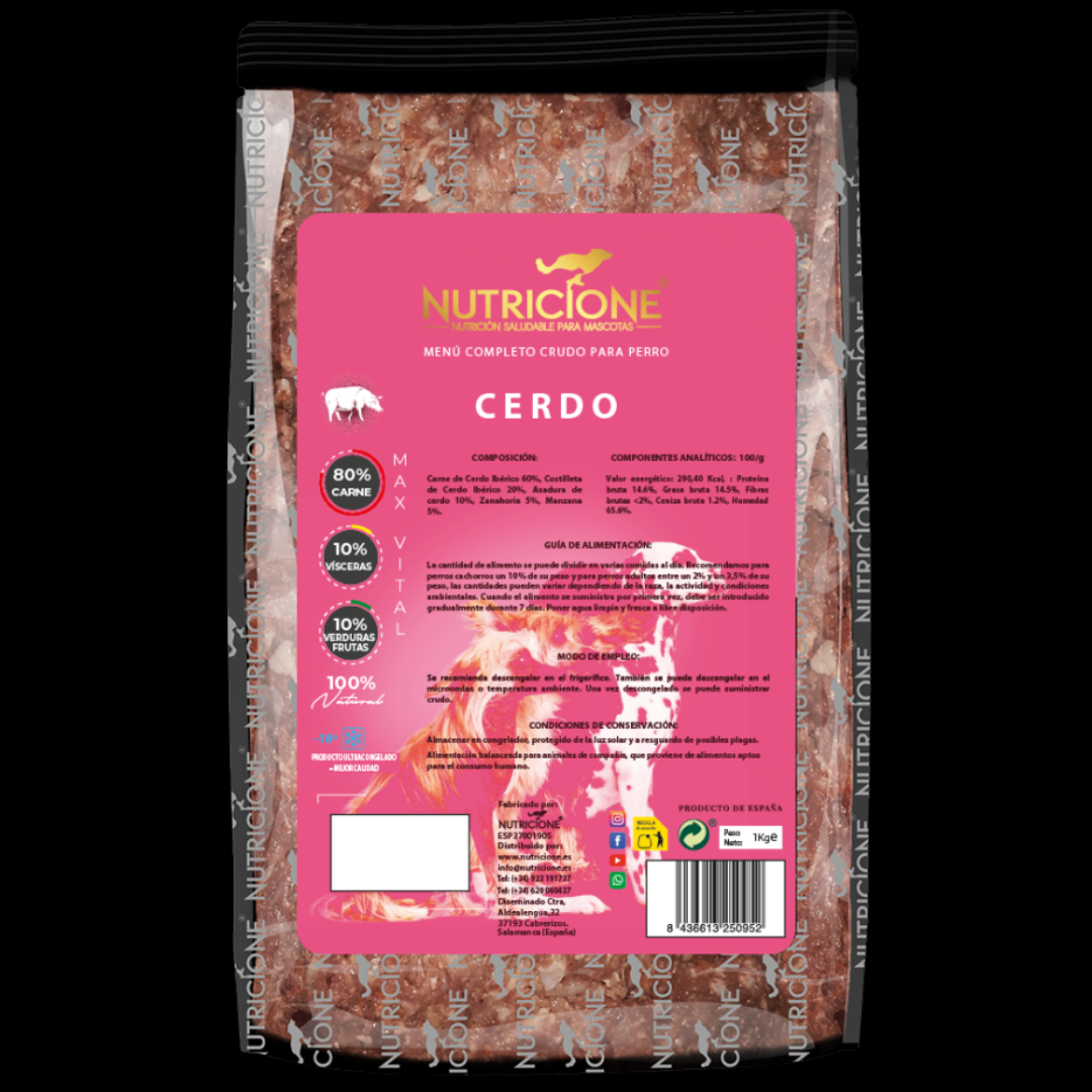 Original Barf | Menú Completo Cerdo Monoproteico