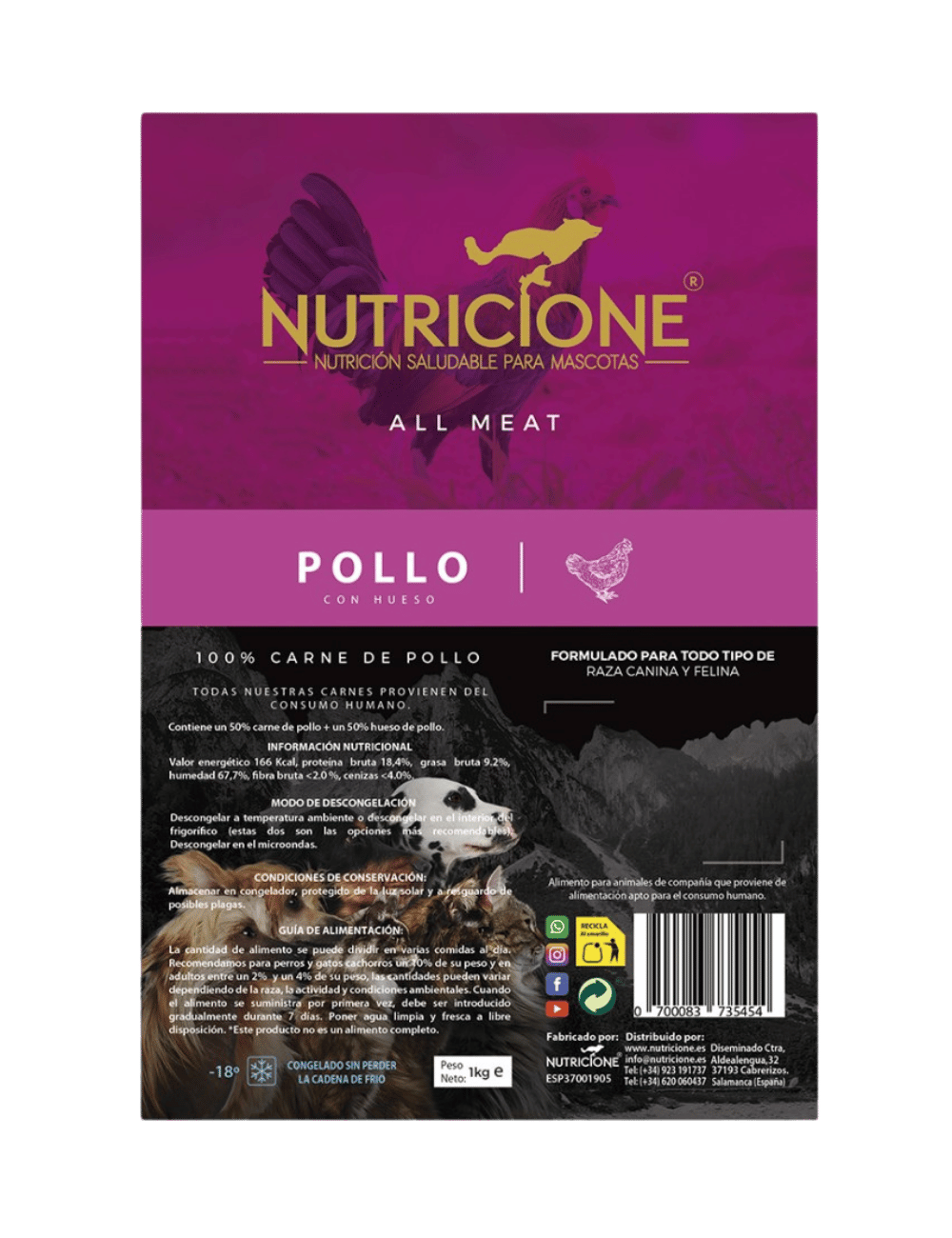 All Meat Pollo 1Kg  | Todo Carne Pollo 1Kg