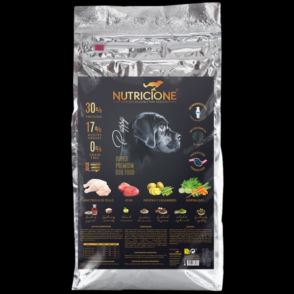 Pienso Carne Fresca para Perros Cachorros 12 kg | Grain Free Pollo/Atún 12 Kg