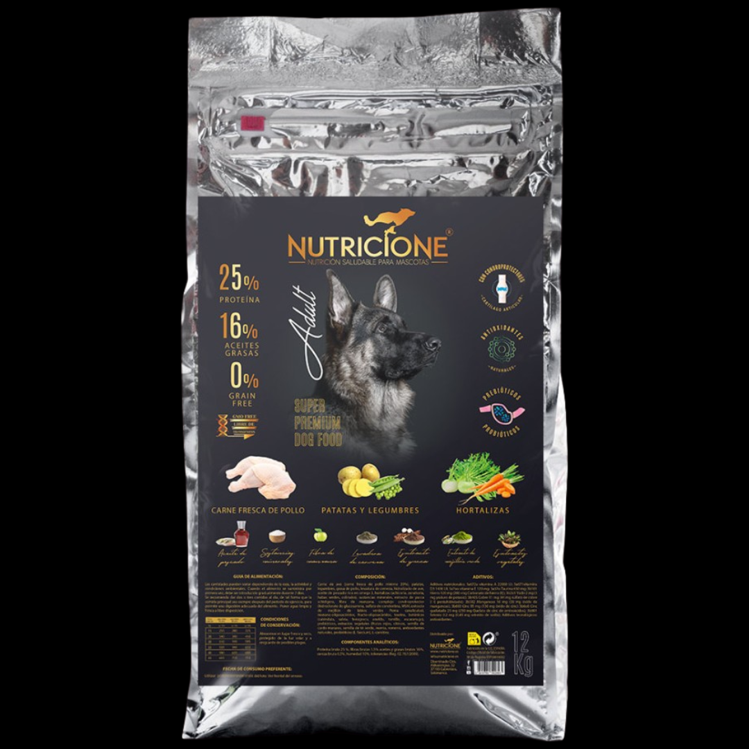 Pienso Carne Fresca para Perros Adultos 12 kg | Grain Free Pollo 12 Kg