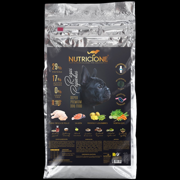 Pienso Carne Fresca para Razas Pequeñas 10 kg  |  Grain Free Pollo/Salmón 10 Kg