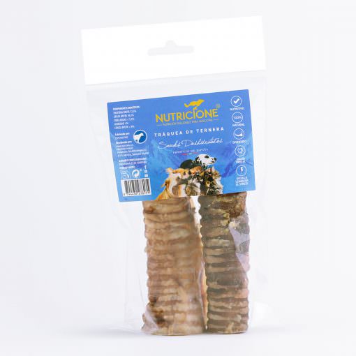 Tráquea de ternera deshidratada 2ud, snack natural.
